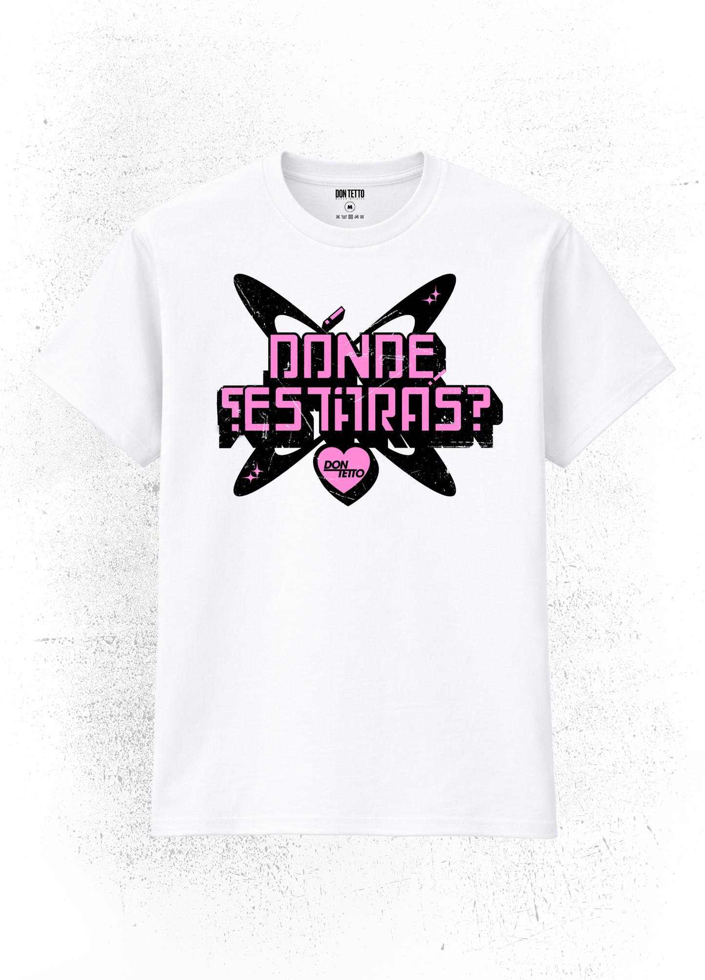 Camiseta Don Tetto “¿Dónde Estarás?” – Neon Pop Edition (Unisex)