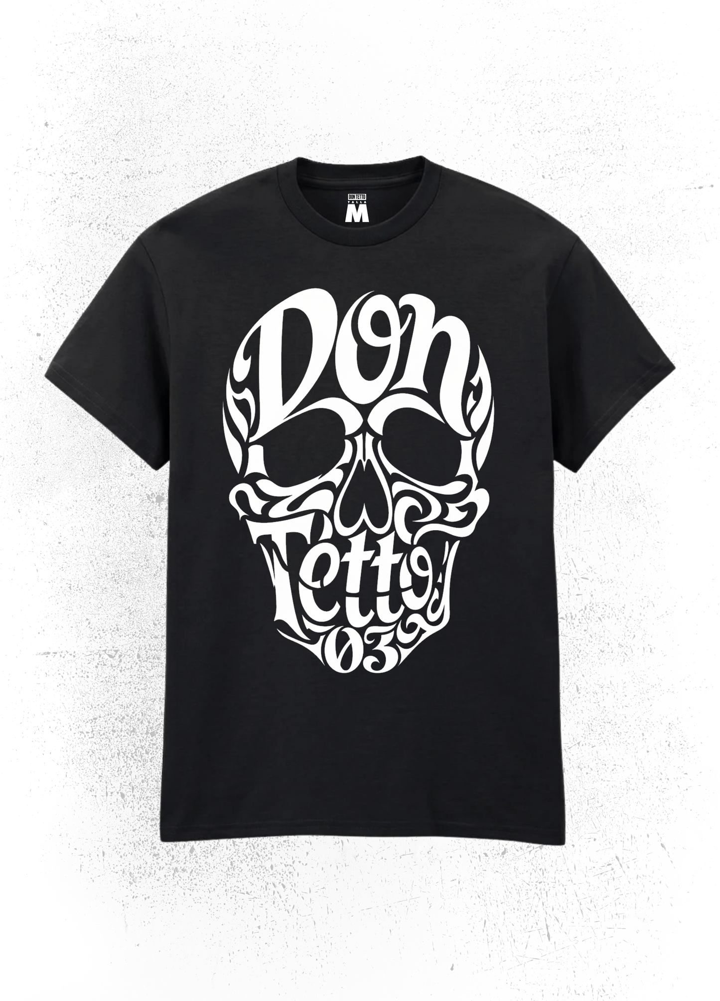 Camiseta Don Tetto Typo Skull