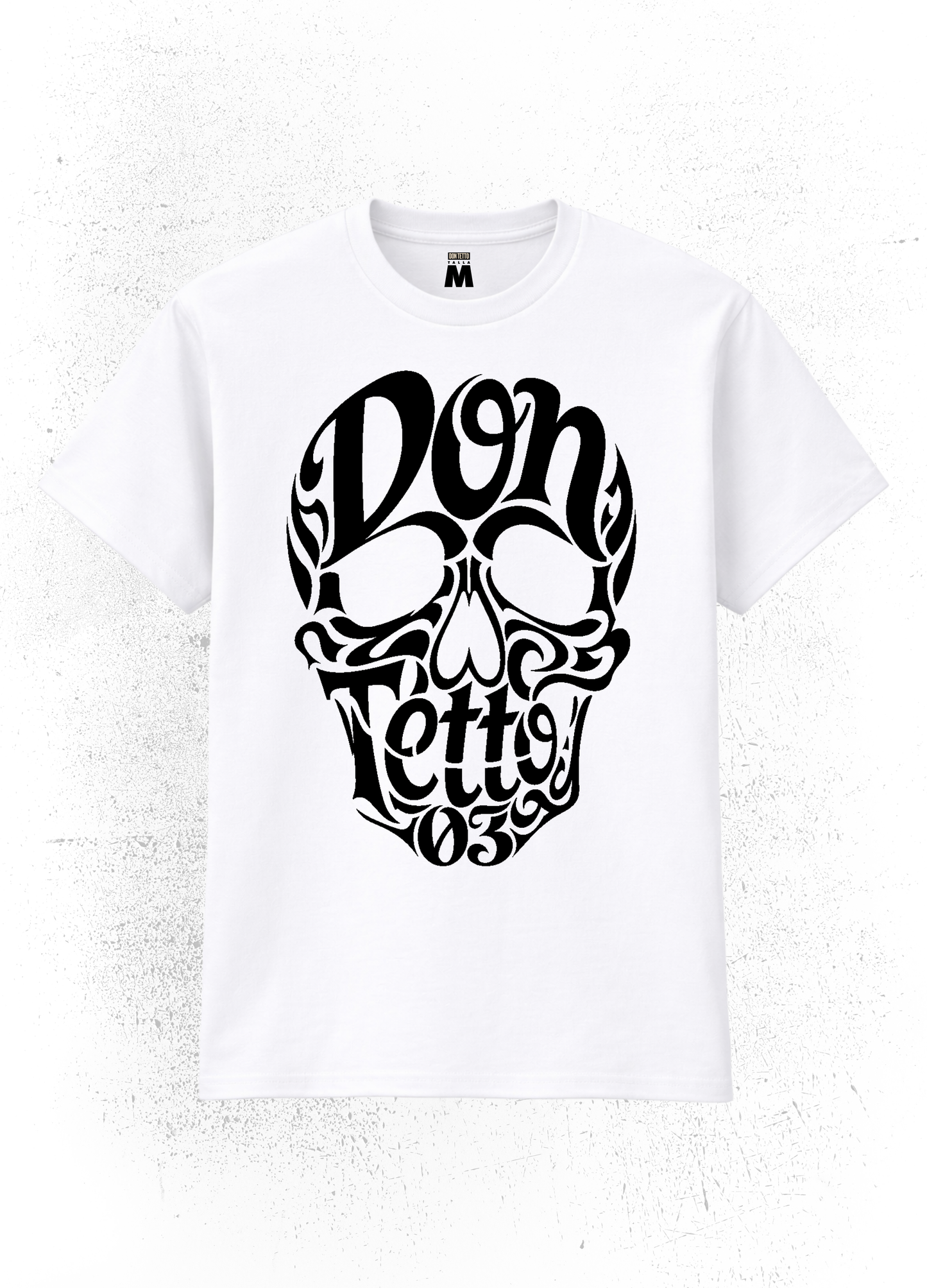 Camiseta Don Tetto Typo Skull