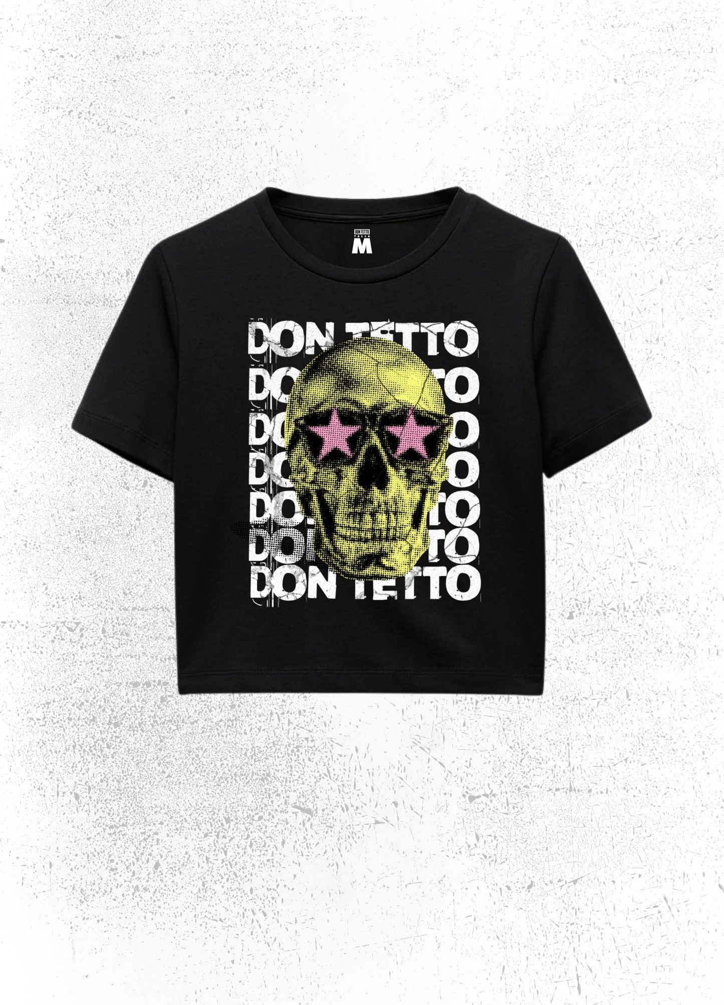 Crop Top Don Tetto Star Skull