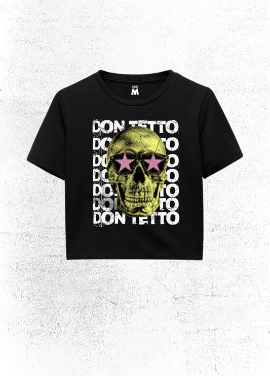 Crop Top Don Tetto Star Skull