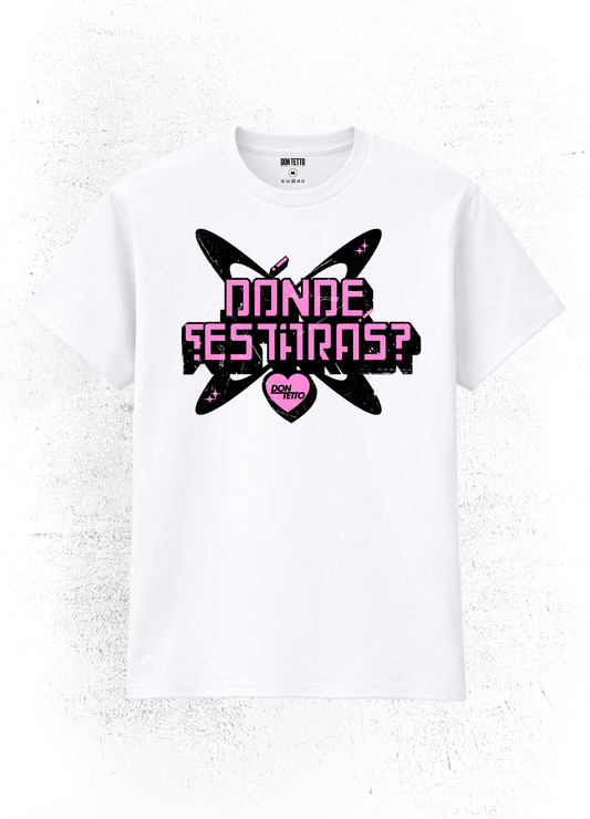 Camiseta Don Tetto “¿Dónde Estarás?” – Neon Pop Edition (Unisex)