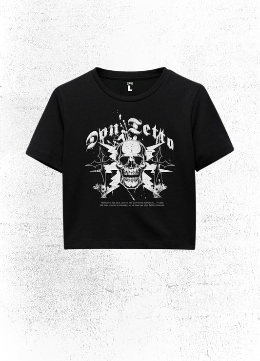 Crop Top Don Tetto Skull