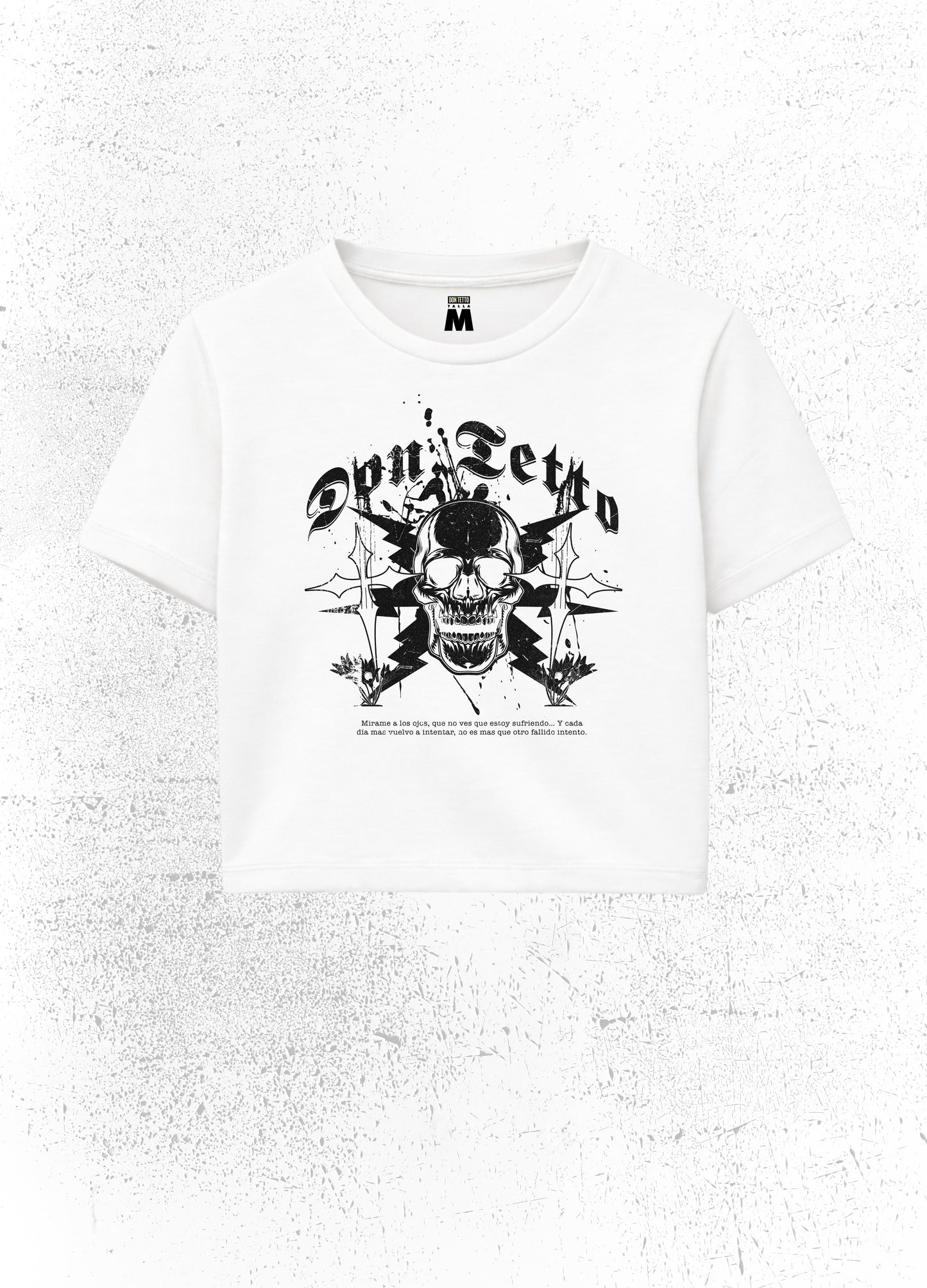 Crop Top Don Tetto Skull